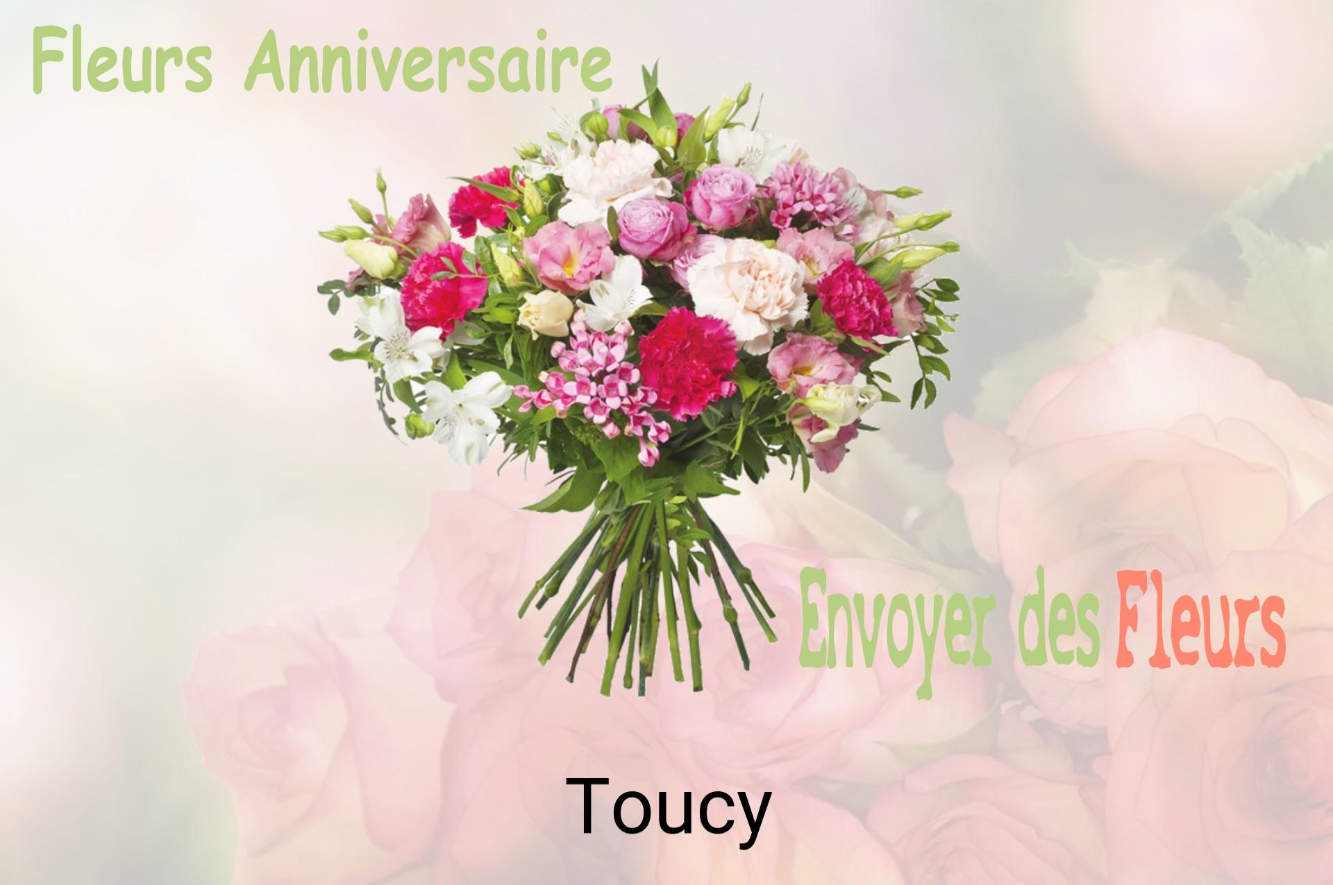 Bouquet de fleurs d’anniversaire livré à Toucy